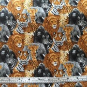 "It's a Jungle Out There" African animals by Choice Fabrics "It's a Jungle Out There" African animals by Choice Fabrics